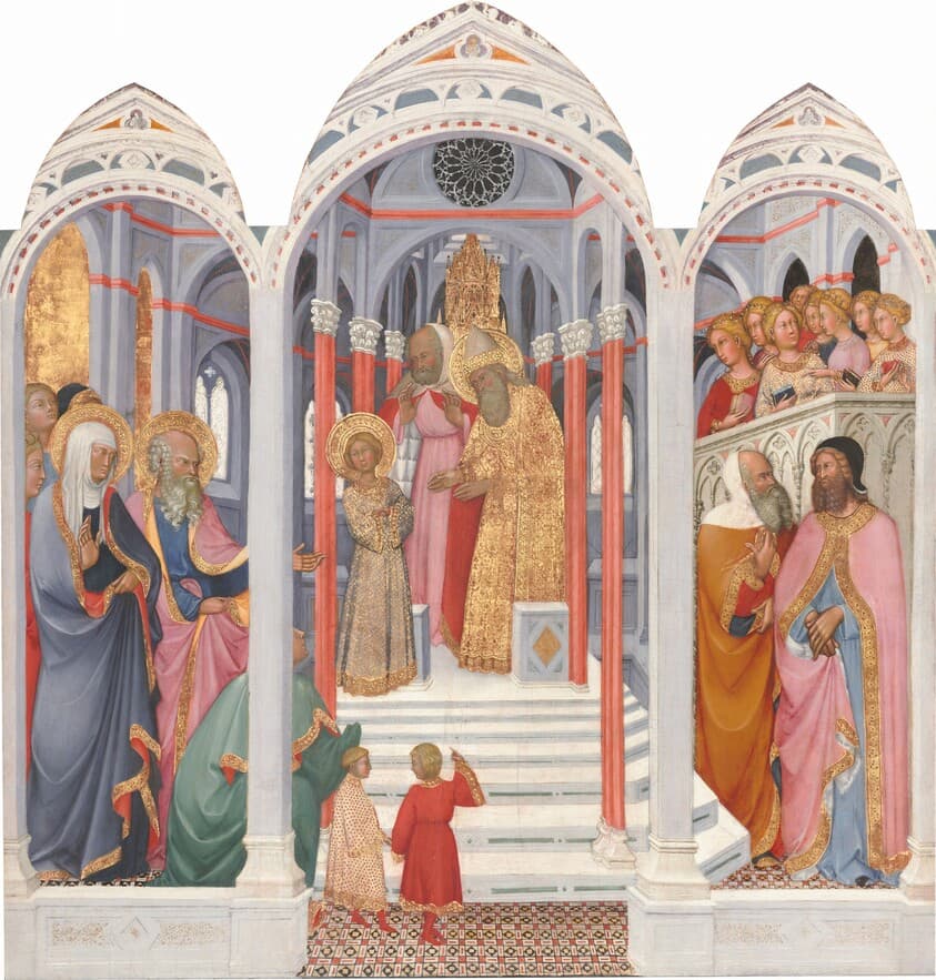 The Presentation of the Virgin in the Temple — Paolo di Giovanni Fei