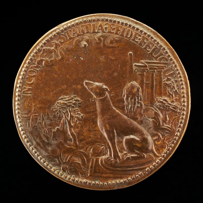 Hound Looking at the Constellation of Capricorn [reverse] — Pier Paolo Galeotti