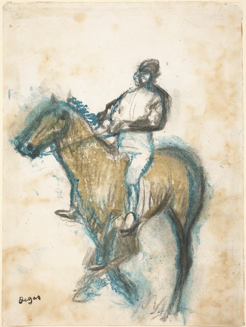 Jockey — Edgar Degas