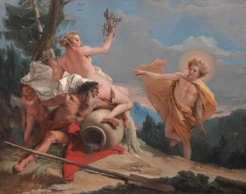 Apollo Pursuing Daphne — Giovanni Battista Tiepolo