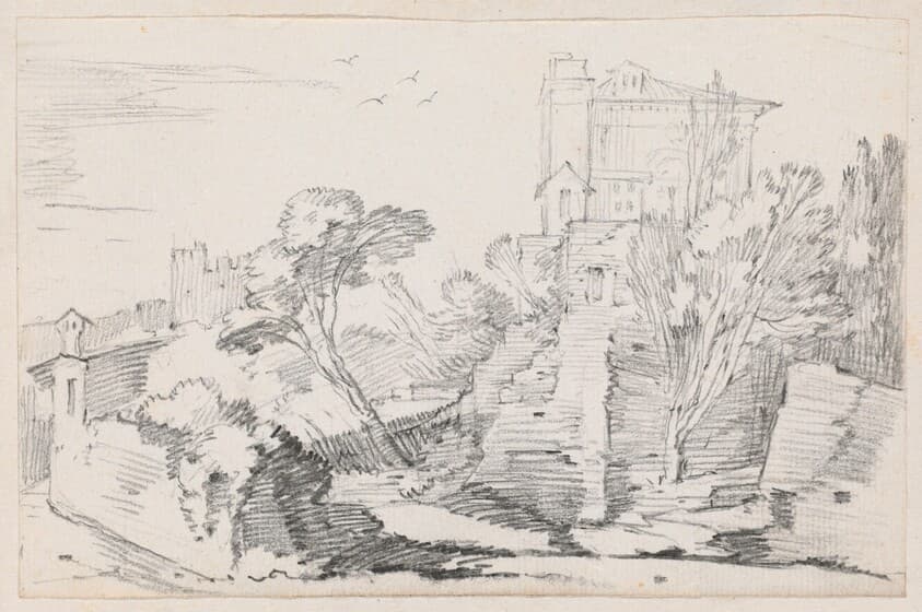 Casino Farnese on the Palatine Hill, Rome — Joseph-Marie Vien