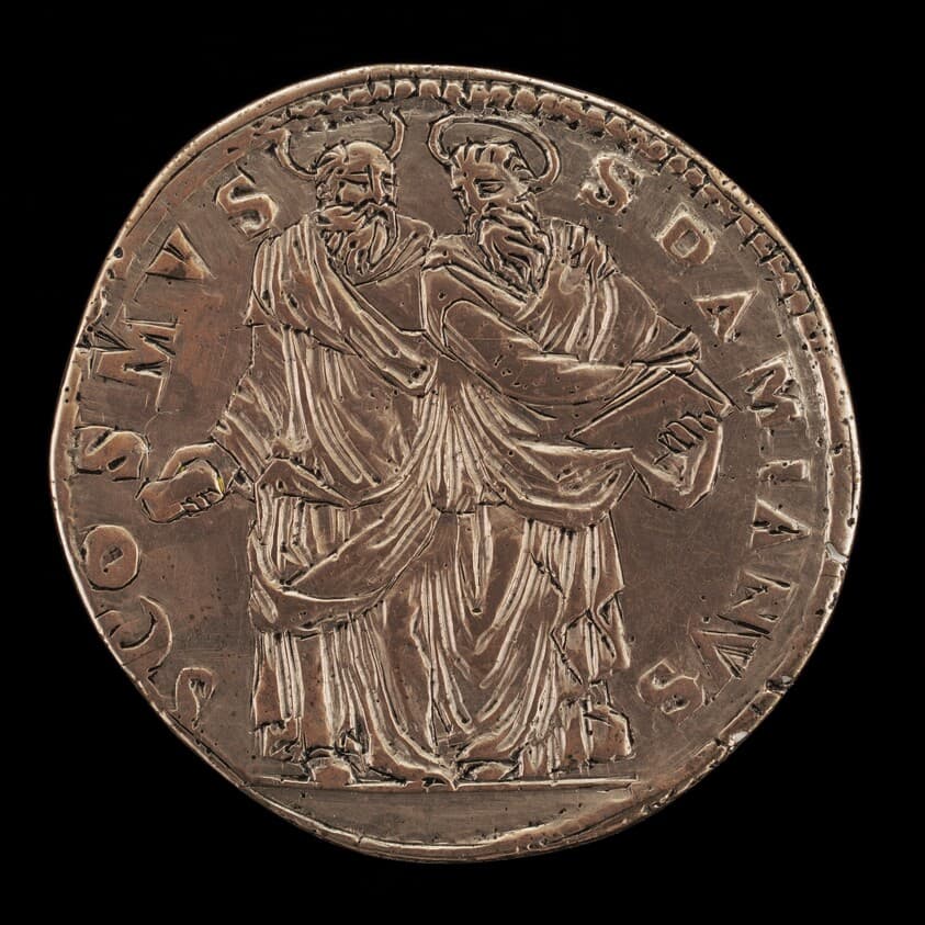 Saint Cosmas and Saint Damian — Benvenuto Cellini