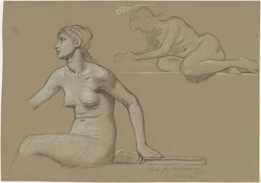 Study for "Astronomy" — Elihu Vedder
