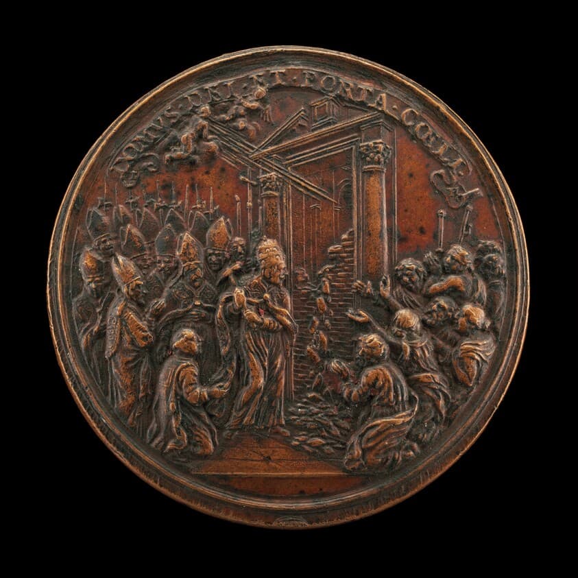 The Opening of the Holy Door [reverse] — Giovanni Martino Hamerani