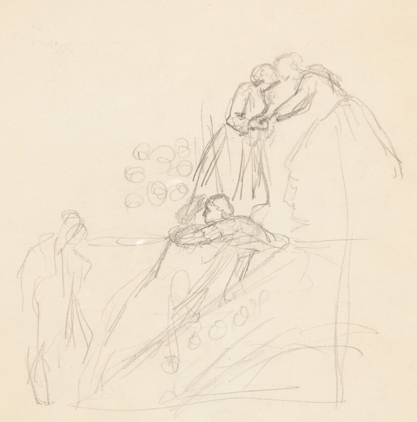Figure Studies [verso] — Valentine Cameron Prinsep