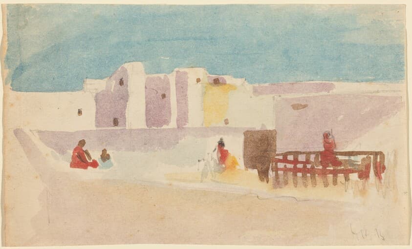 Walls of a North African City — Hercules Brabazon Brabazon