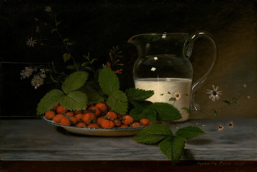 Strawberries and Cream — Raphaelle Peale