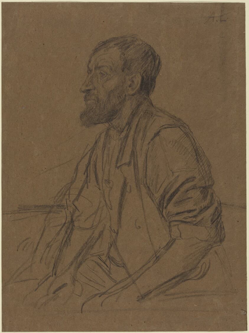 Study of a Workman — Alphonse Legros