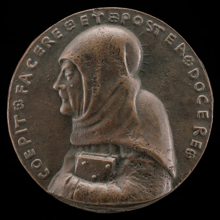 Saint Bernardino of Siena, 1380-1444, Canonized 1450 [obverse] — Antonio Marescotti