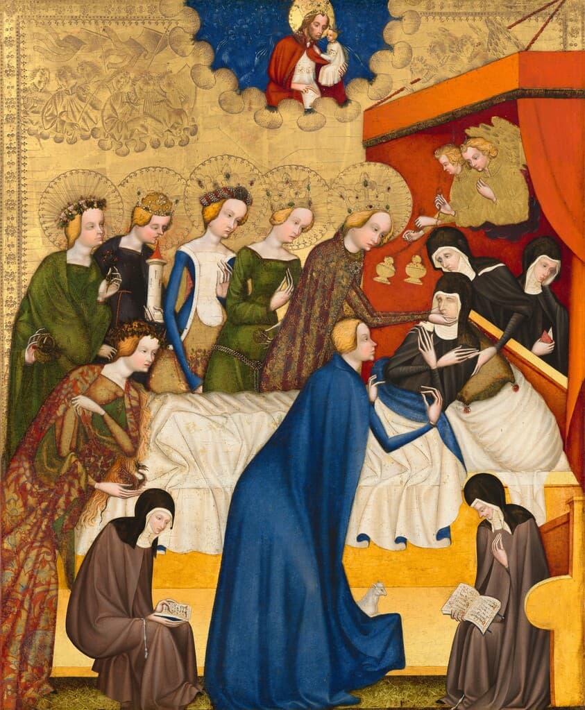 The Death of Saint Clare — Master of Heiligenkreuz