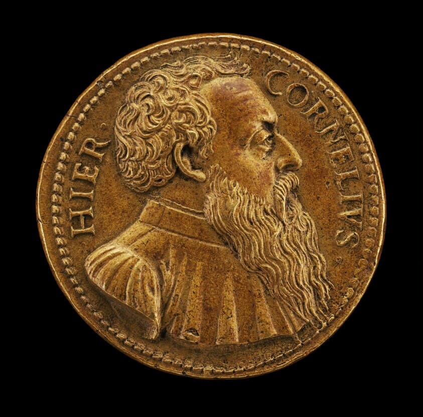 Girolamo Cornaro, c. 1486-1551, Venetian Patrician [obverse] — Giovanni da Cavino