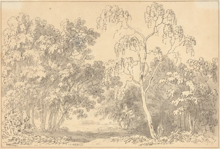 Wooded Landscape — Anthony Devis