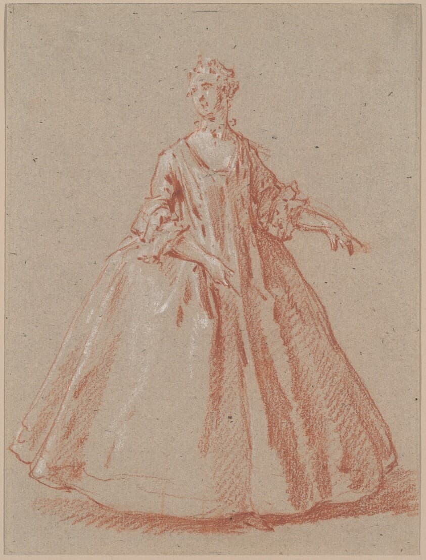 Standing Woman — Jean-Baptiste Oudry