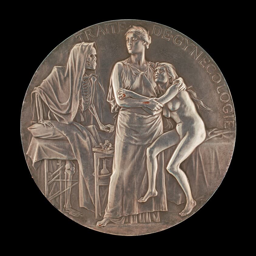 Allegory of the Fight Against Death [reverse] — Jules-Clément Chaplain