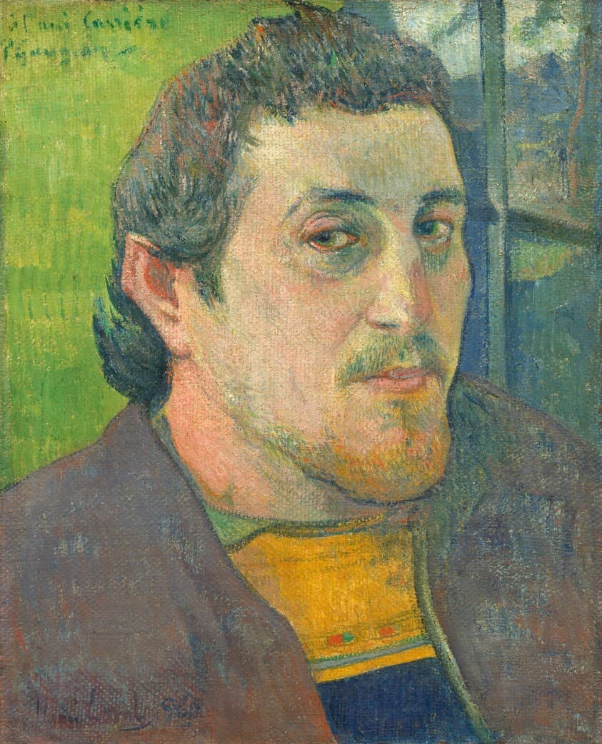 Self-Portrait Dedicated to Carrière — Paul Gauguin