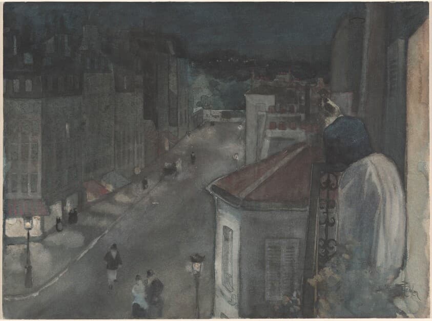 From the Sixth Floor — Théophile Alexandre Steinlen