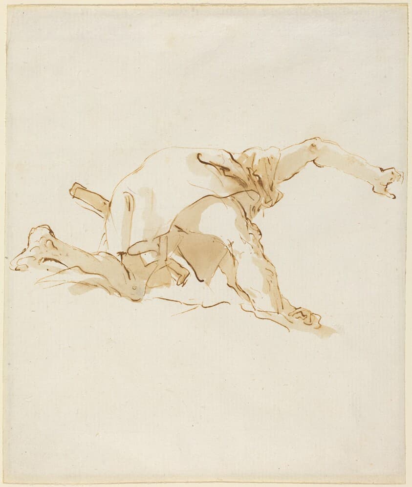 Figure on a Cloud — Giovanni Battista Tiepolo