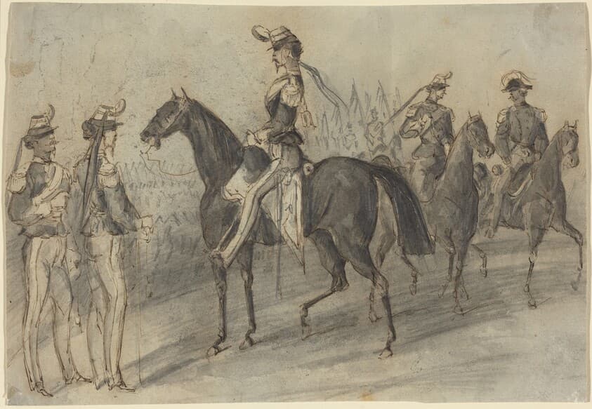 Military Parade — Constantin Guys