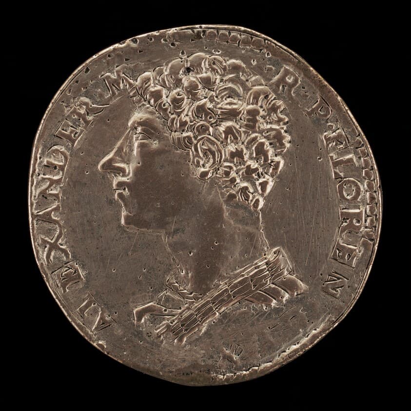 Alessandro de' Medici, 1512-1537, 1st Duke of Florence 1523 [obverse] — Benvenuto Cellini