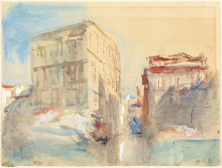 Palaces on the Grand Canal in Venice — Hercules Brabazon Brabazon