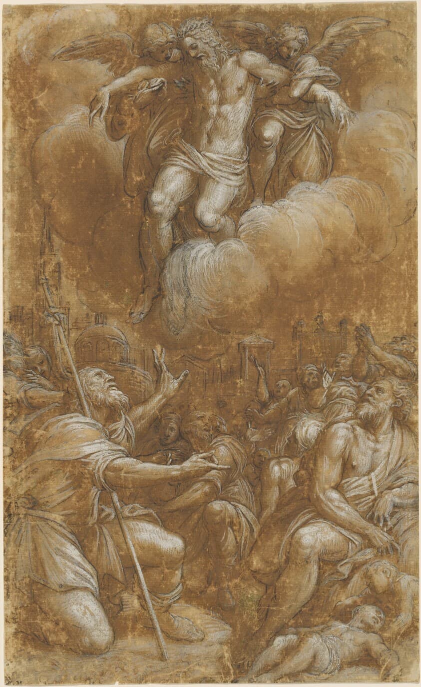 Saint Roch Interceding on Behalf of Plague Victims — Lattanzio Gambara