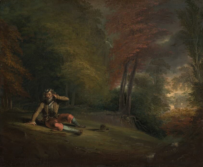 Rip Van Winkle Awakening from his Long Sleep — Henry Inman