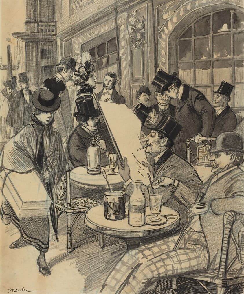 Chez Maxime — Théophile Alexandre Steinlen