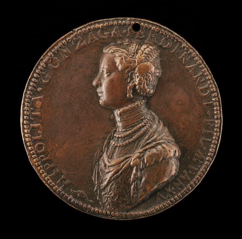Ippolita di Ferdinando Gonzaga, 1535-1563 [obverse] — Leone Leoni