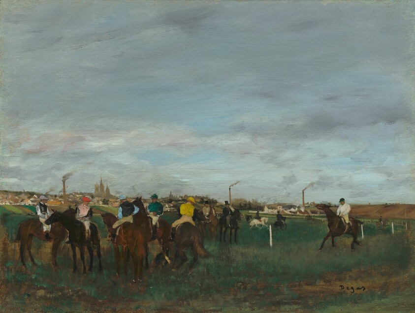 The Races — Edgar Degas