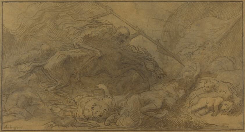After the Battle — Alphonse Legros