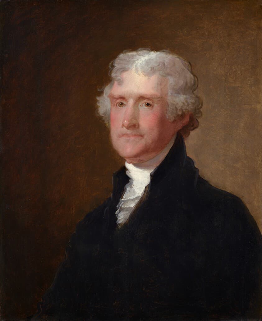 Thomas Jefferson — Gilbert Stuart