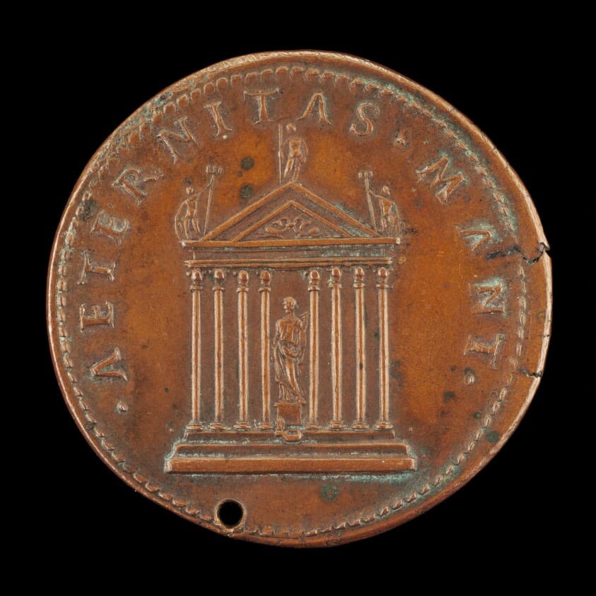 Temple of Eternity with Goddess [reverse] — Giovanni da Cavino
