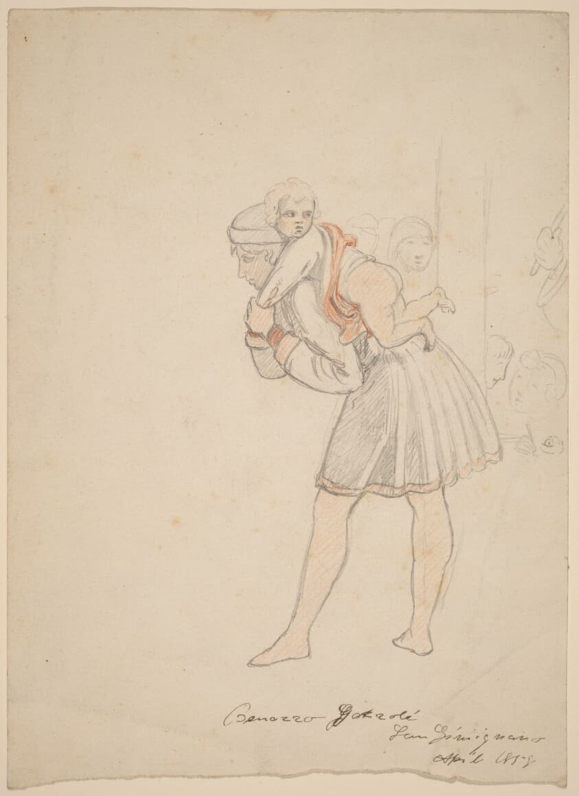Study after Gozzoli — Elihu Vedder