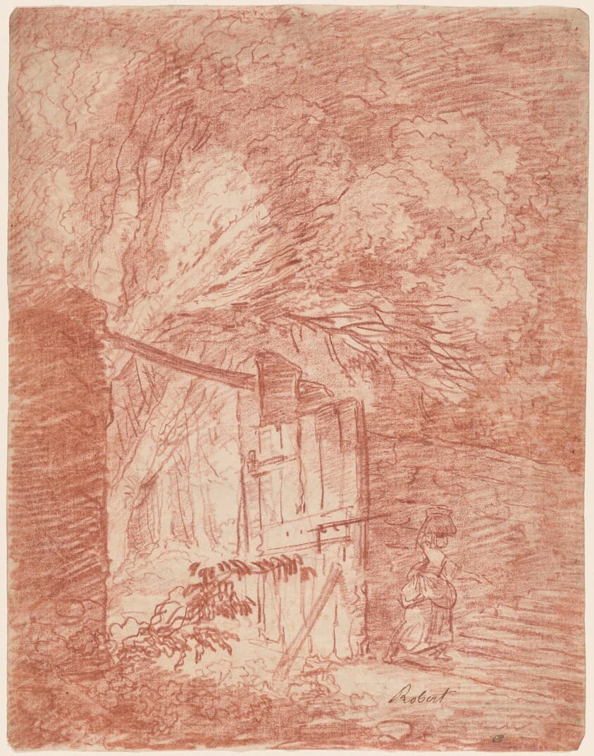 The Garden Gate — Hubert Robert
