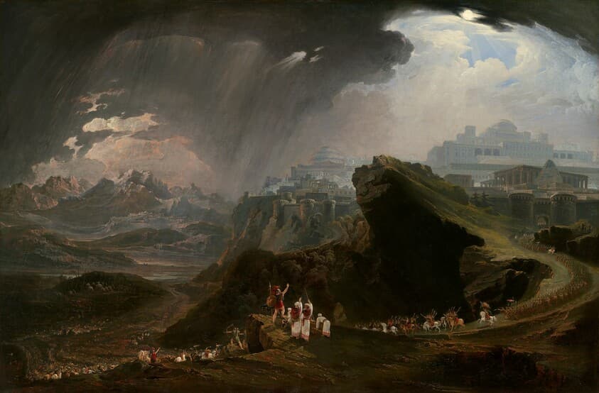 Joshua Commanding the Sun to Stand Still upon Gibeon — John Martin