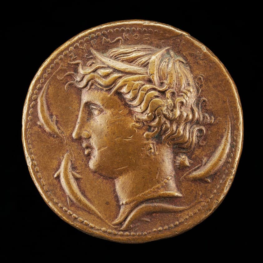 Head of Arethusa [obverse] — Giovanni da Cavino