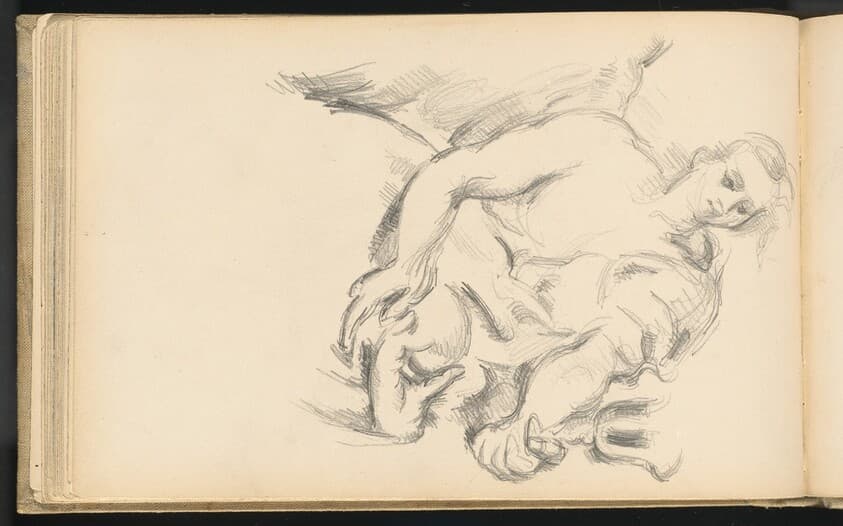 Study of an Angel in Rubens' "The Prophet Elijah" — Paul Cezanne