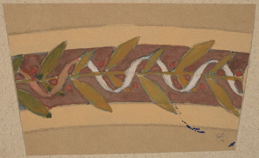 Study for a Border Design — Charles Sprague Pearce