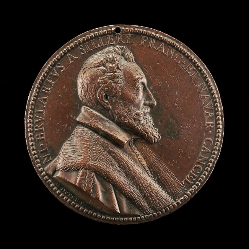 Nicolas Brulart de Sillery, 1544-1624, Chancellor of France 1607 [obverse] — Guillaume Dupré