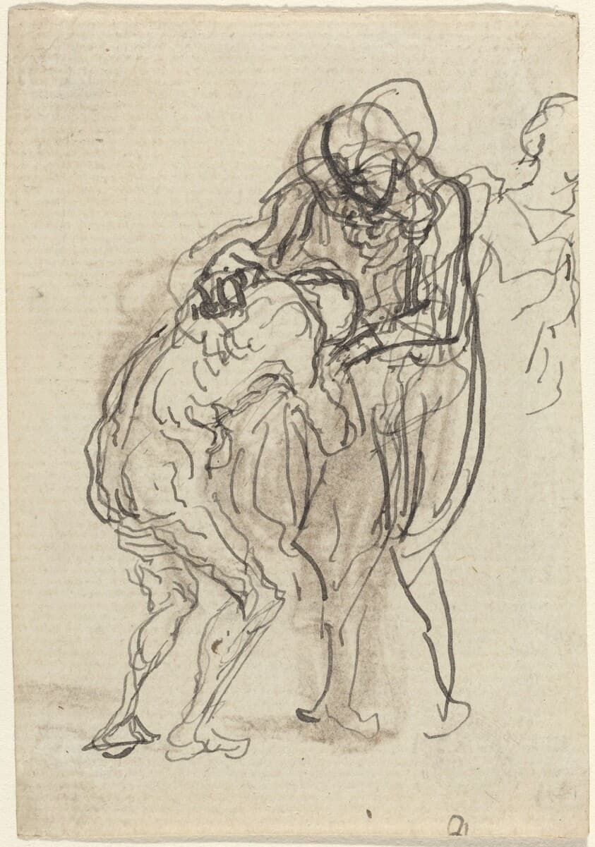 The Prodigal Son — Honoré Daumier