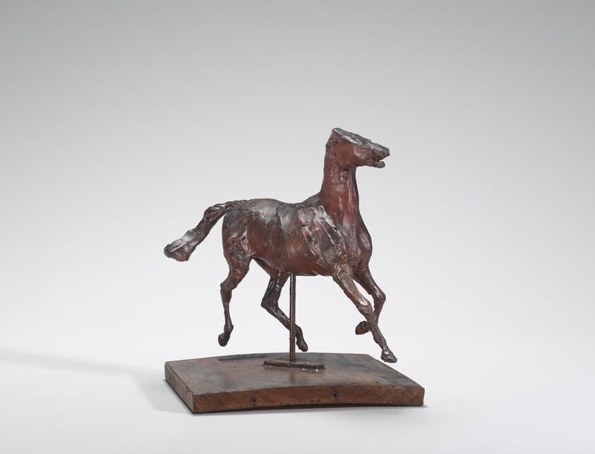 Horse Trotting, the Feet Not Touching the Ground — Edgar Degas