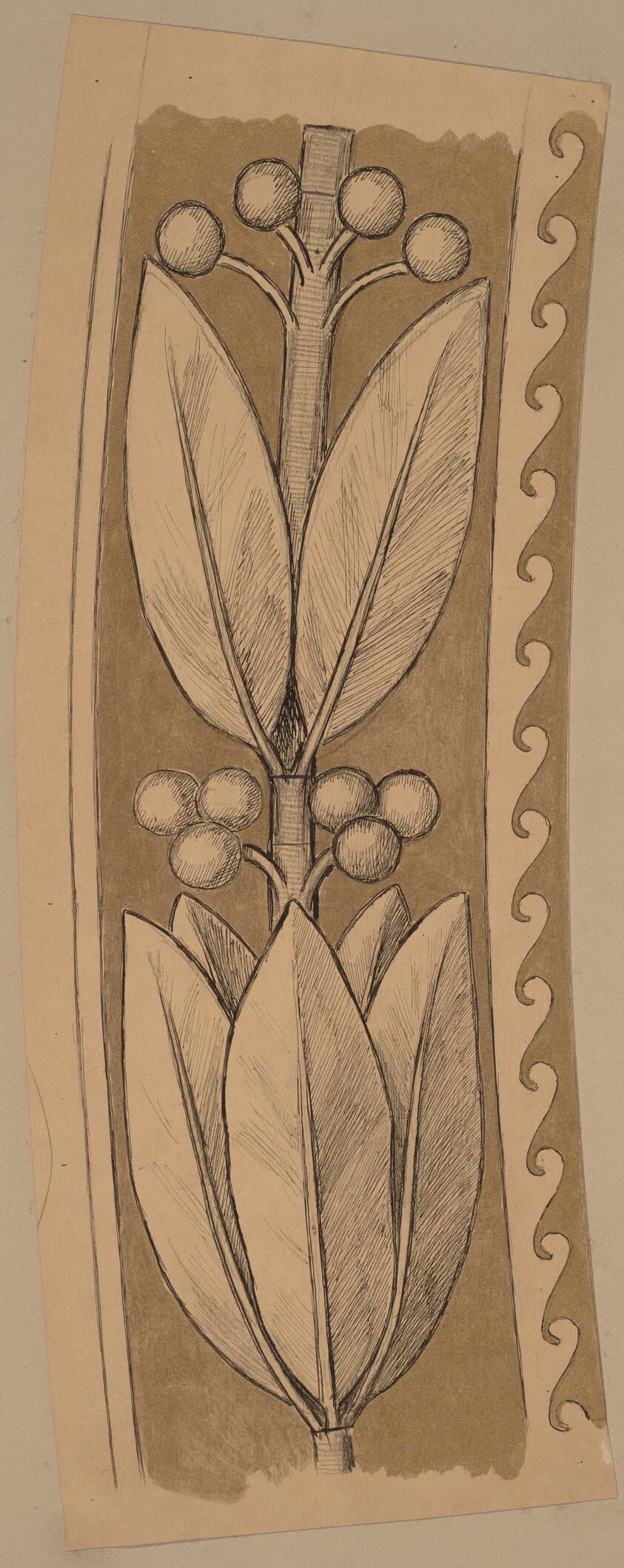 Study for a Border Design — Charles Sprague Pearce