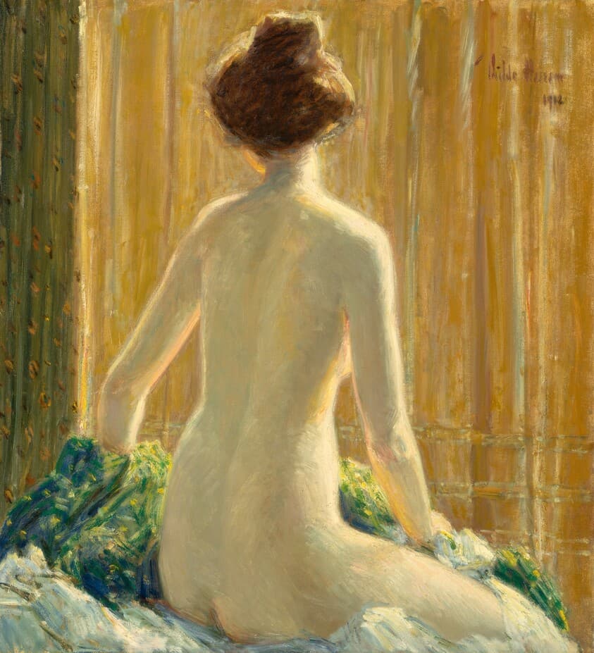 Nude Seated — Childe Hassam