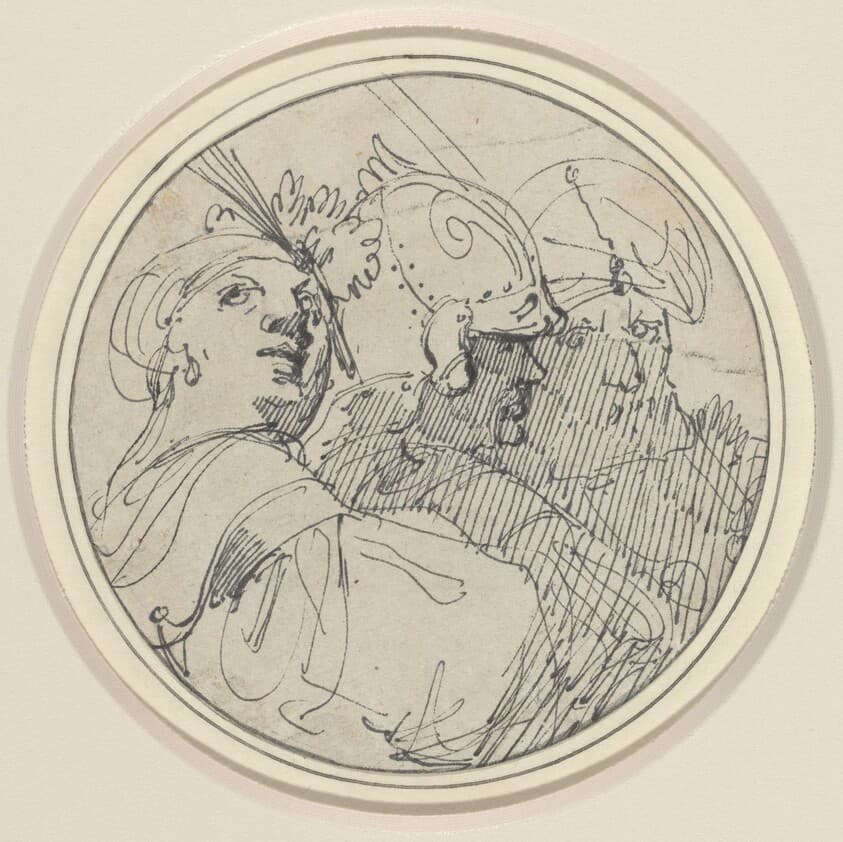 Three Oriental Heads — John Hamilton Mortimer