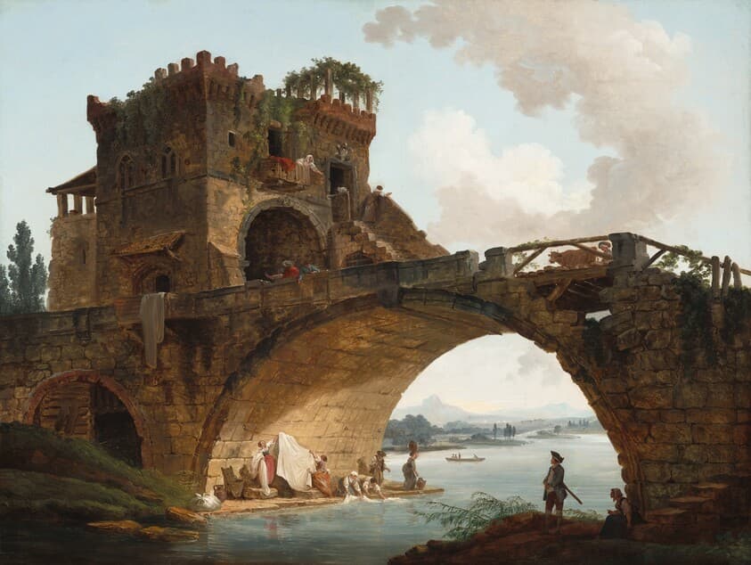 The Ponte Salario — Hubert Robert
