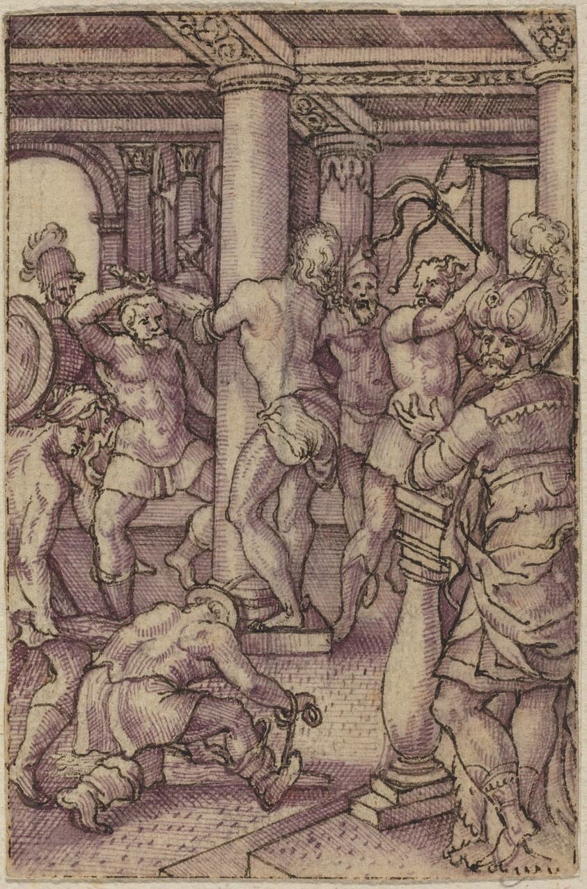 Christ at the Column — Virgil Solis