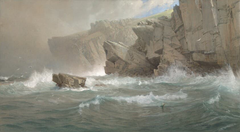 South-West Point, Conanicut — William Trost Richards
