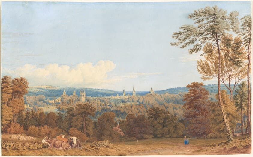 View of Oxford from Headington Hill — William Turner of Oxford