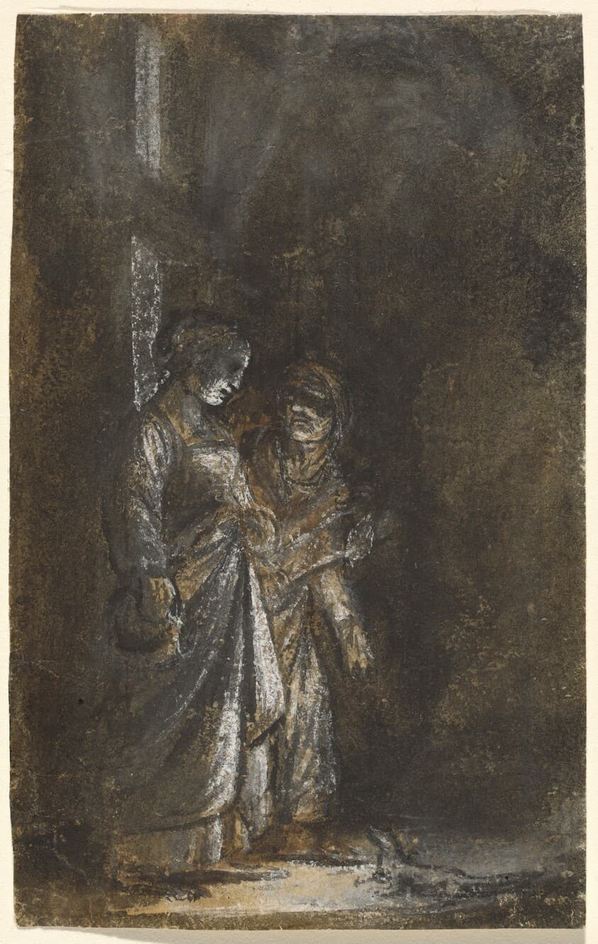 Ceres Changes Stellio into a Lizard — Adam Elsheimer