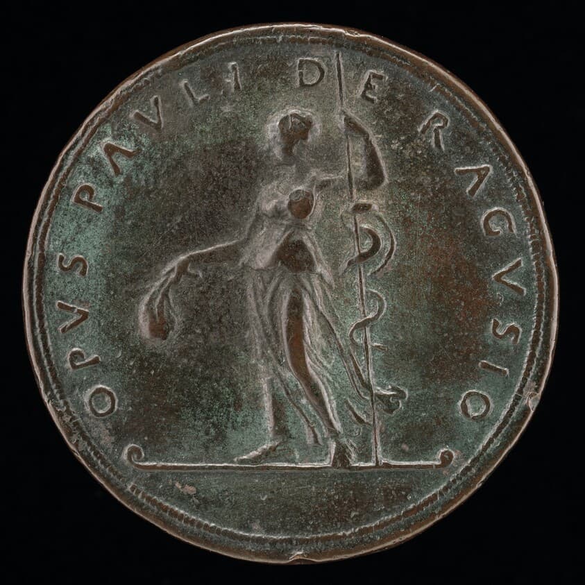 Standing Female Figure [reverse] — Paolo da Ragusa